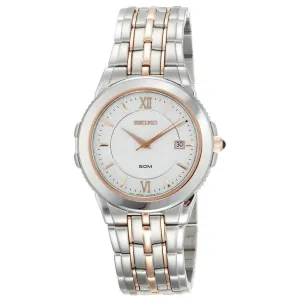 Seiko SKK690 Men's Le Grand Sport Two Tone Dial Rose Gold Steel Bracelet Watch