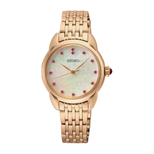 Seiko Special Edition Ladies Rose Gold Daywear Watch SUR564