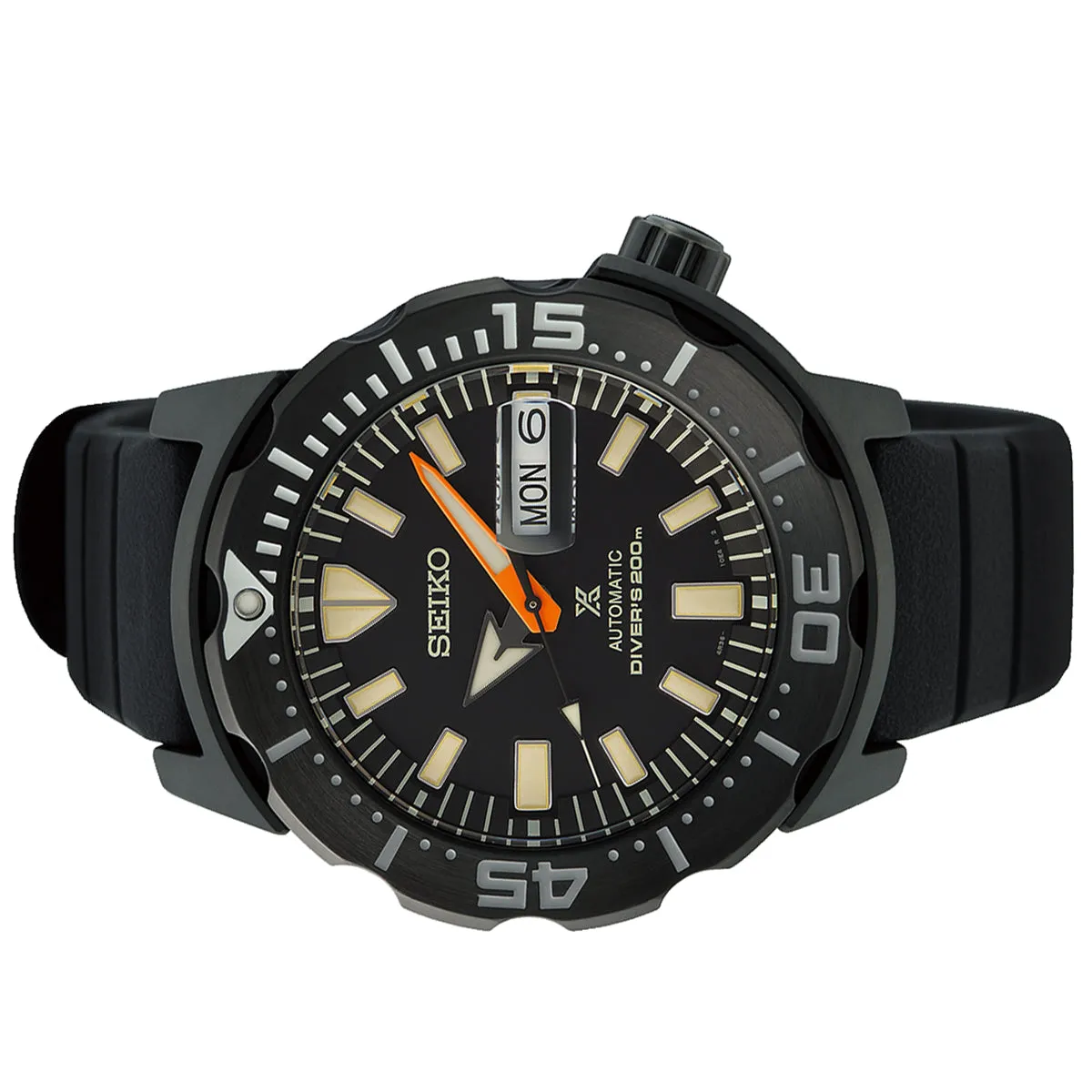 Seiko SRPH13K1 Prospex Black Series Monster Limited Edition Automatic Diver Watch Men