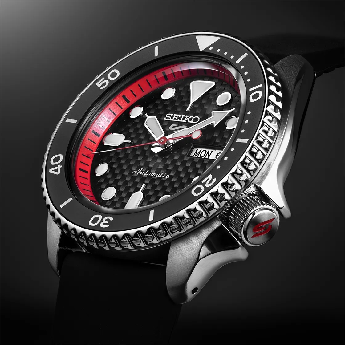 Seiko Supercars Special Edition Red Automatic Watch SRPJ03K