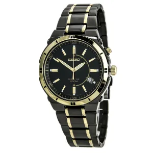 Seiko Titanium Carbon Nitride Plated Kinetic Watch SKA366
