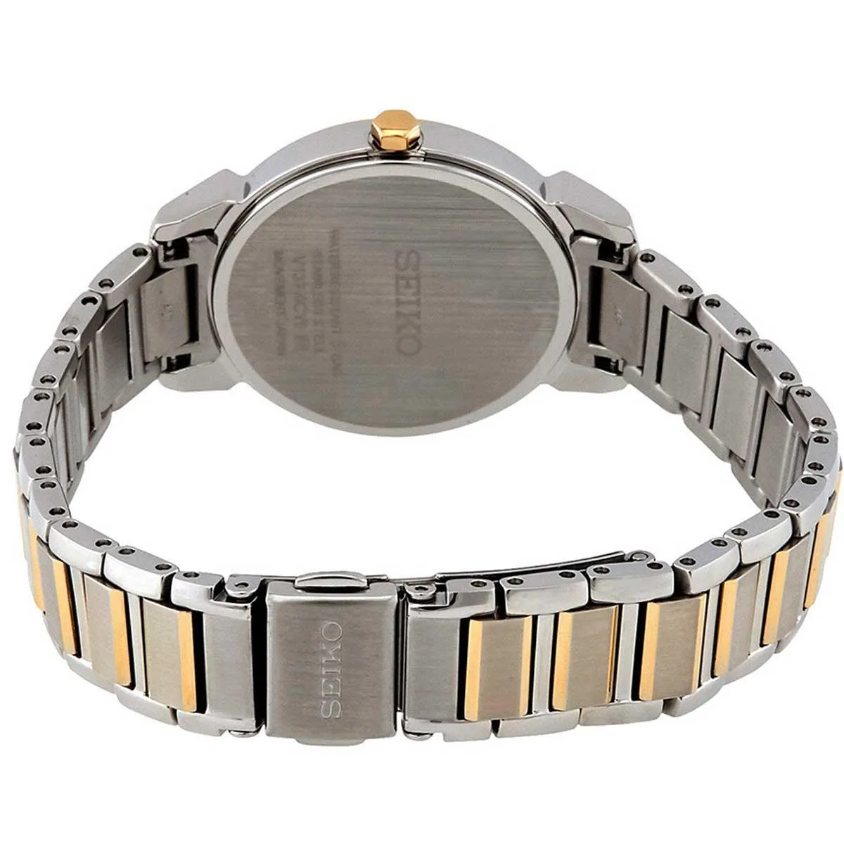 Seiko Women's Watch - Solar Mother of Pearl Dial Stainless Steel Bracelet | SUT324P1