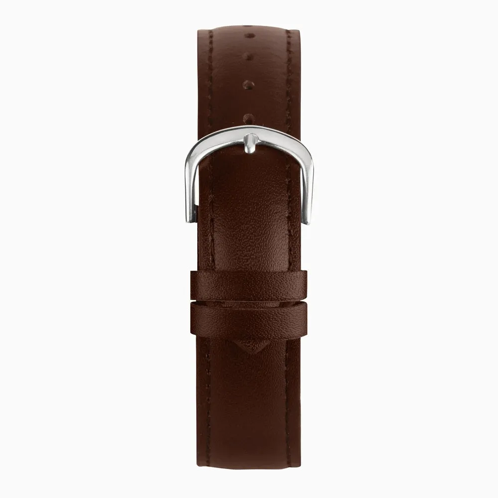 Sekonda Evans Classic Brown Leather Strap Men's Watch 30249