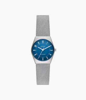 Skagen Lille Grenen Stainless Steel Mesh Solar Watch SKW3080 C Eco-Conscious and Elegant