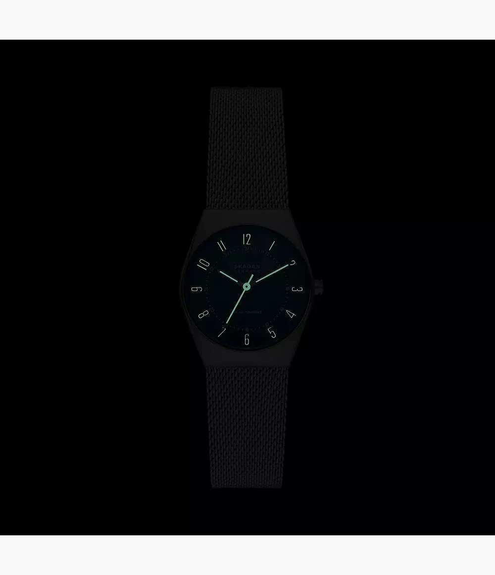 Skagen Lille Grenen Stainless Steel Mesh Solar Watch SKW3080 C Eco-Conscious and Elegant