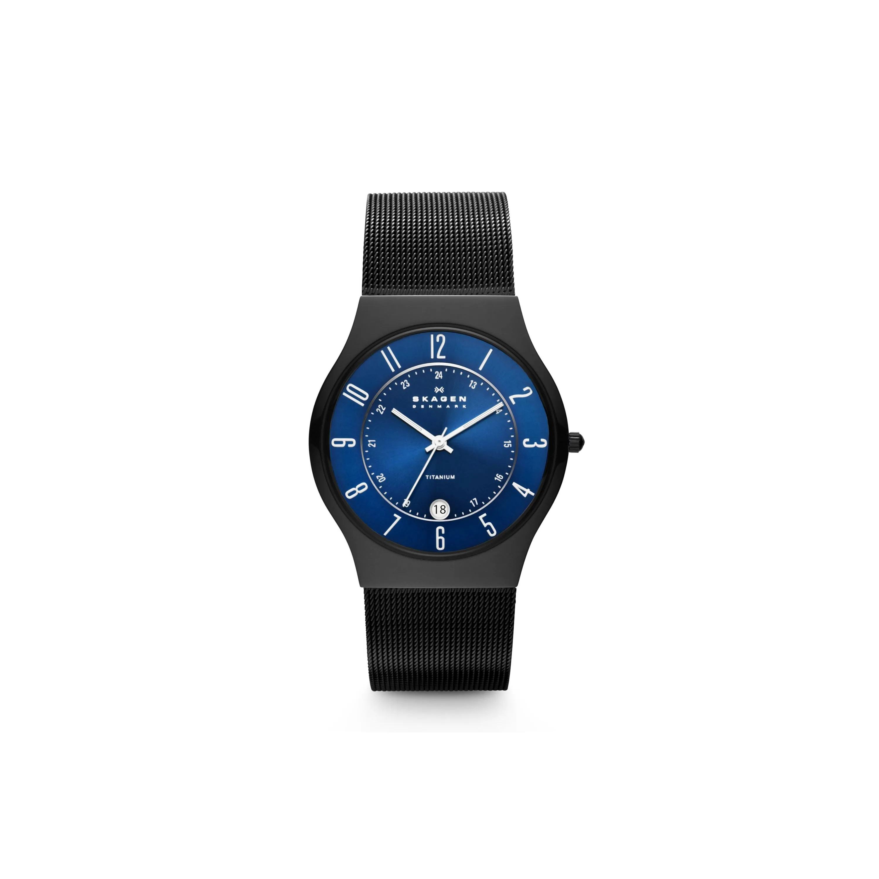 Skagen Men's Sundby Titanium Three-Hand Date, Midnight Watch
