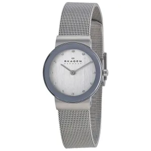 Skagen - Orologio Donna  Classic Chrome Dial Mesh Ladies Watch  (modello 358SSSD) [Outlet]