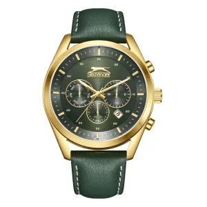 Slazenger - SL.9.2395.2.06 -Quartz Multifunction leather Strap Watch For Men's