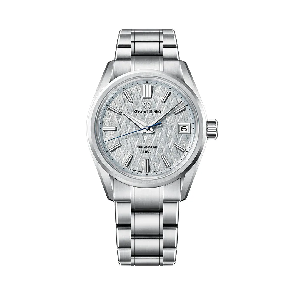 SLGB003 Evolution 9 Spring Drive UFA HI-Ti 37mm - Silver-Blue on Bracelet