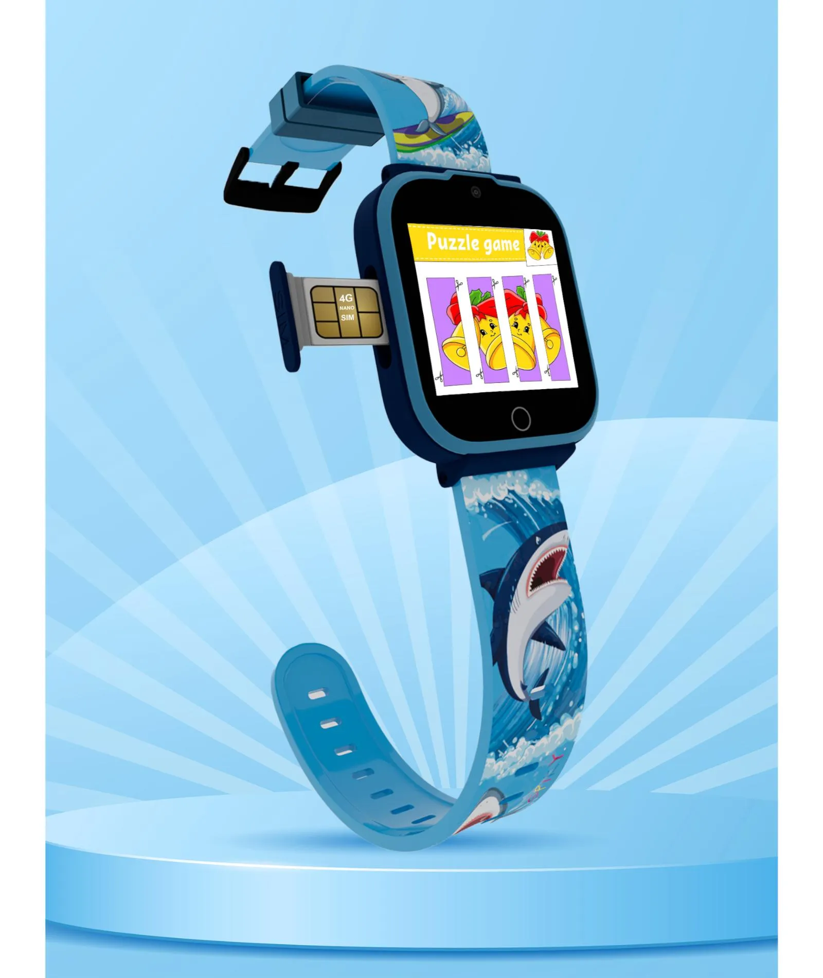 Spiky 4G Cyclops 4g Voice Calling Kids Smartwatch