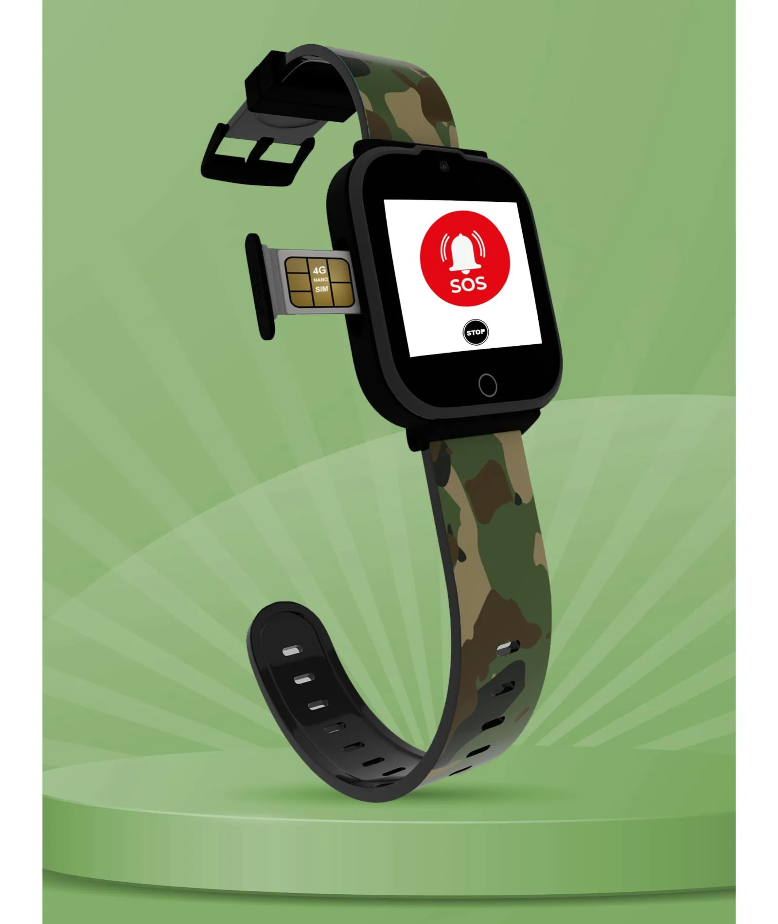 Spiky 4G Cyclops 4g Voice Calling Kids Smartwatch