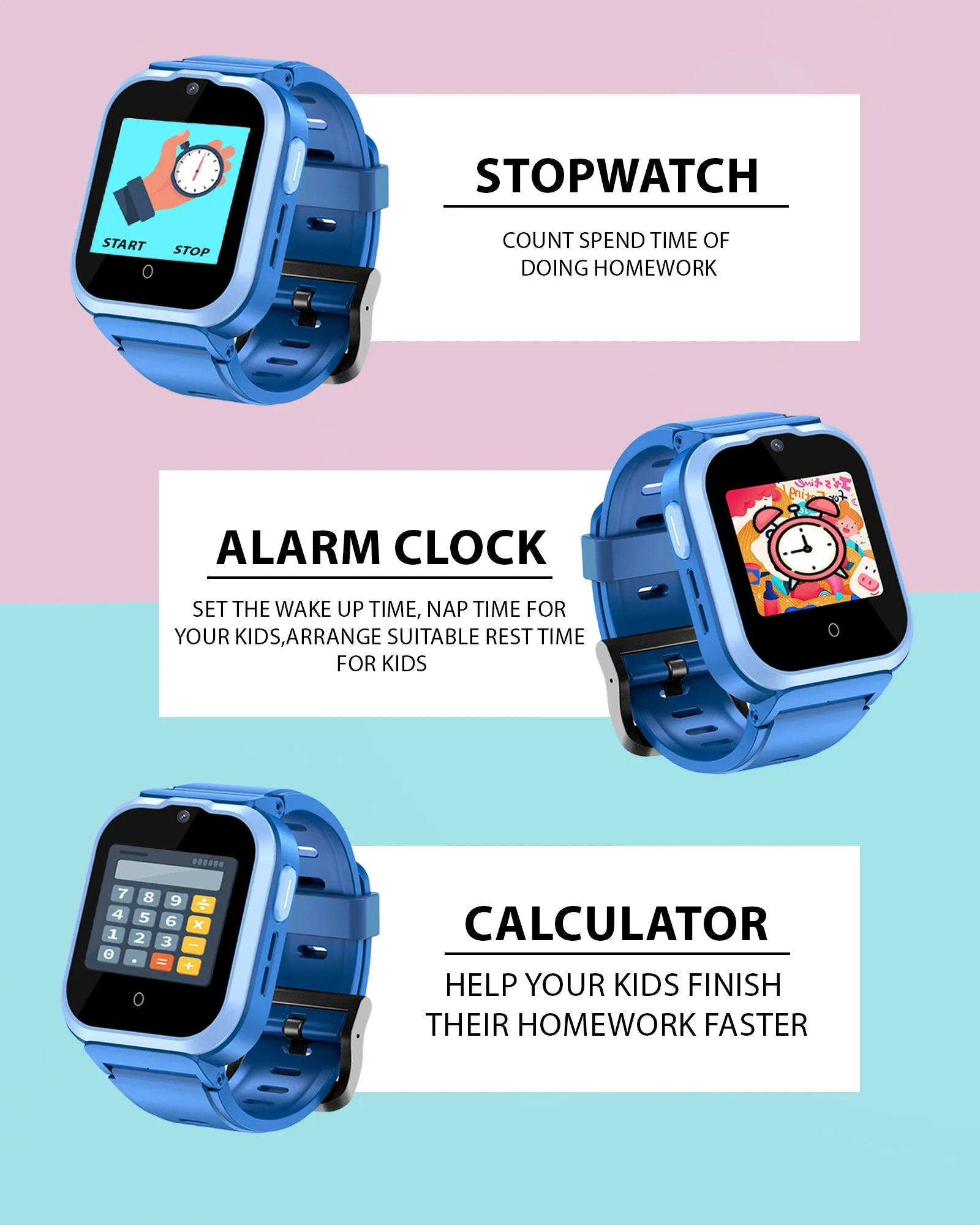 Spiky 4G Cyclops 4g Voice Calling Kids Smartwatch