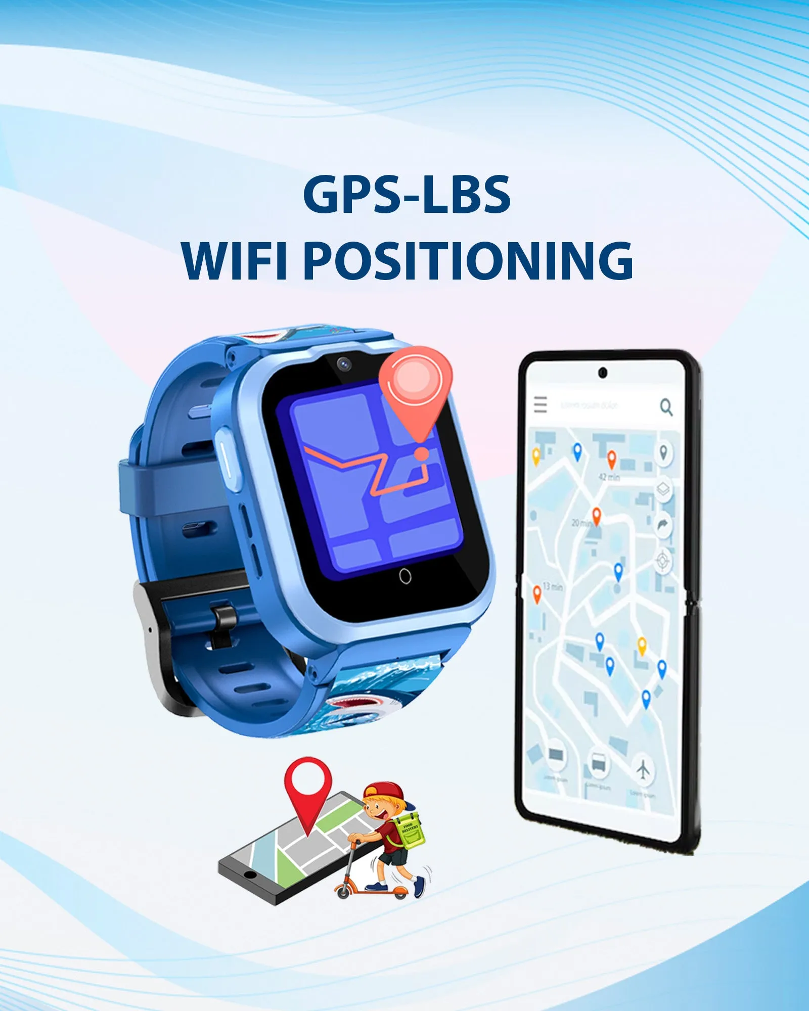 Spiky 4G Cyclops 4g Voice Calling Kids Smartwatch