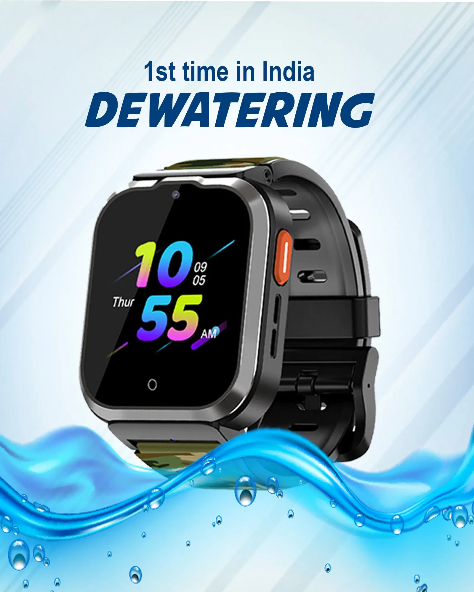 Spiky 4G Cyclops 4g Voice Calling Kids Smartwatch