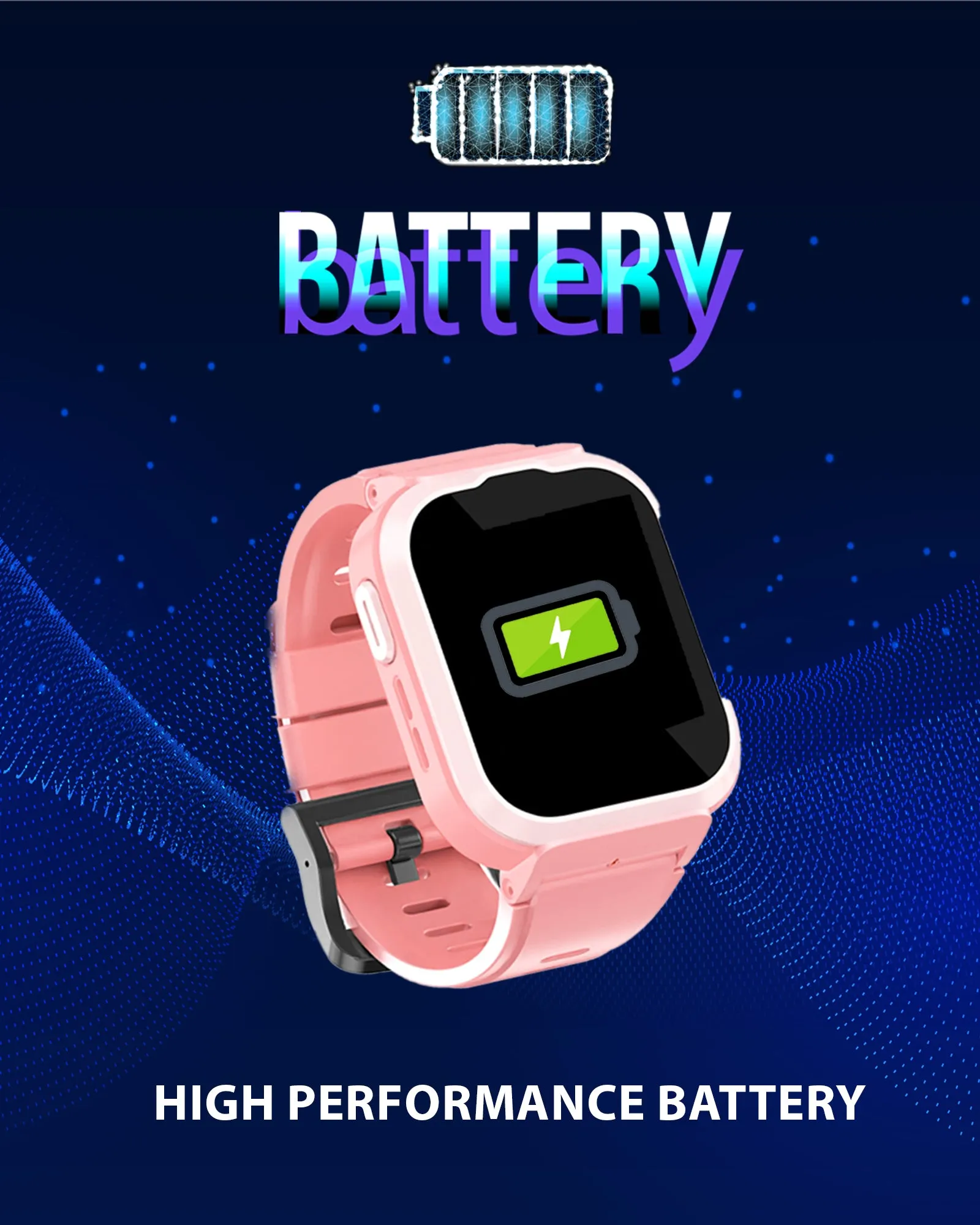 Spiky 4G Cyclops 4g Voice Calling Kids Smartwatch