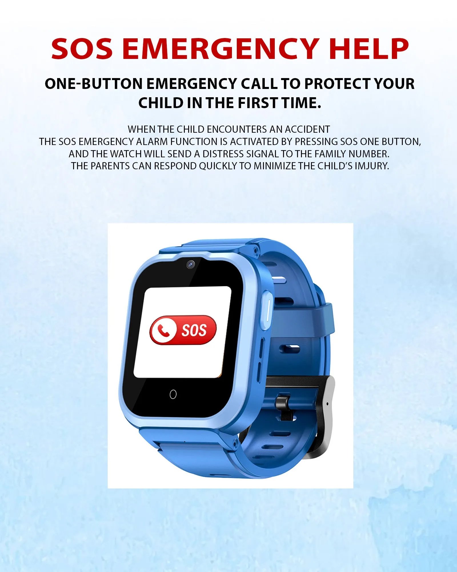Spiky 4G Cyclops 4g Voice Calling Kids Smartwatch