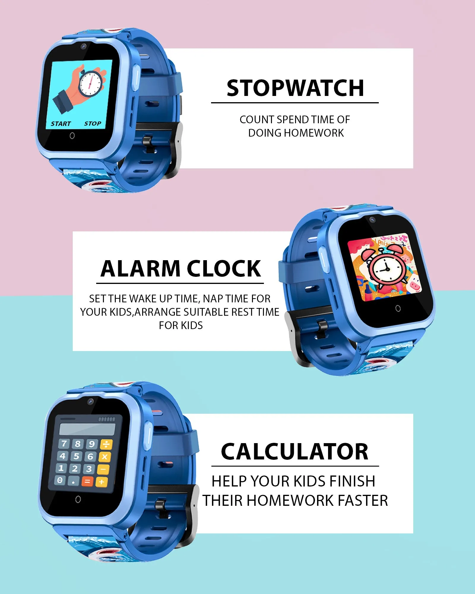 Spiky 4G Cyclops 4g Voice Calling Kids Smartwatch