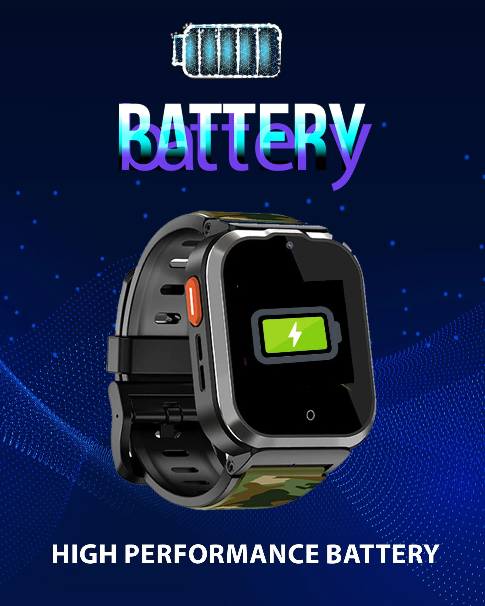 Spiky 4G Cyclops 4g Voice Calling Kids Smartwatch