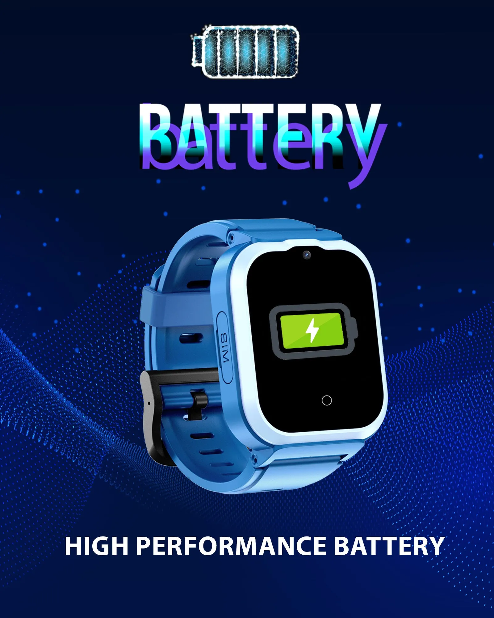 Spiky 4G Cyclops 4g Voice Calling Kids Smartwatch