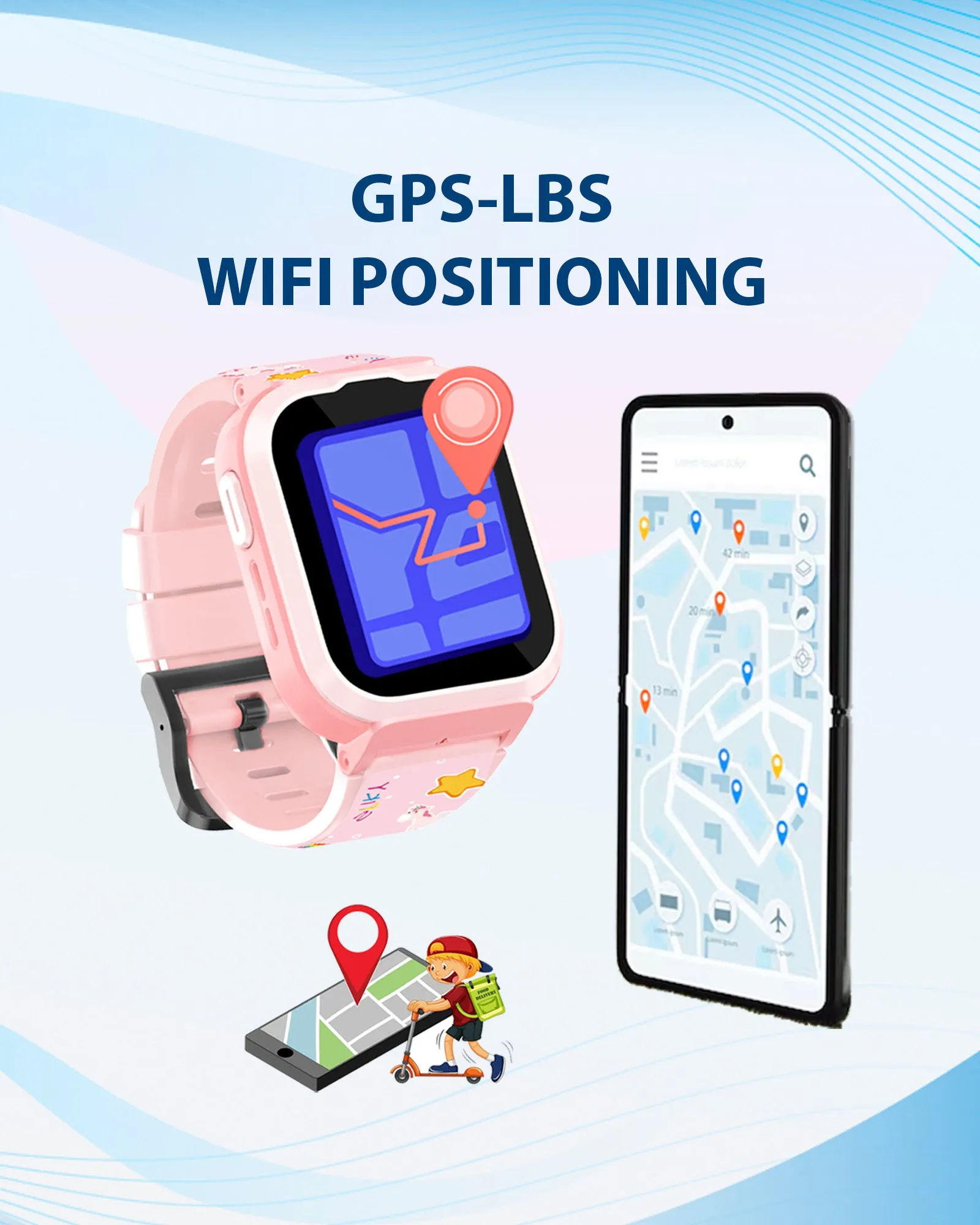 Spiky 4G Cyclops 4g Voice Calling Kids Smartwatch