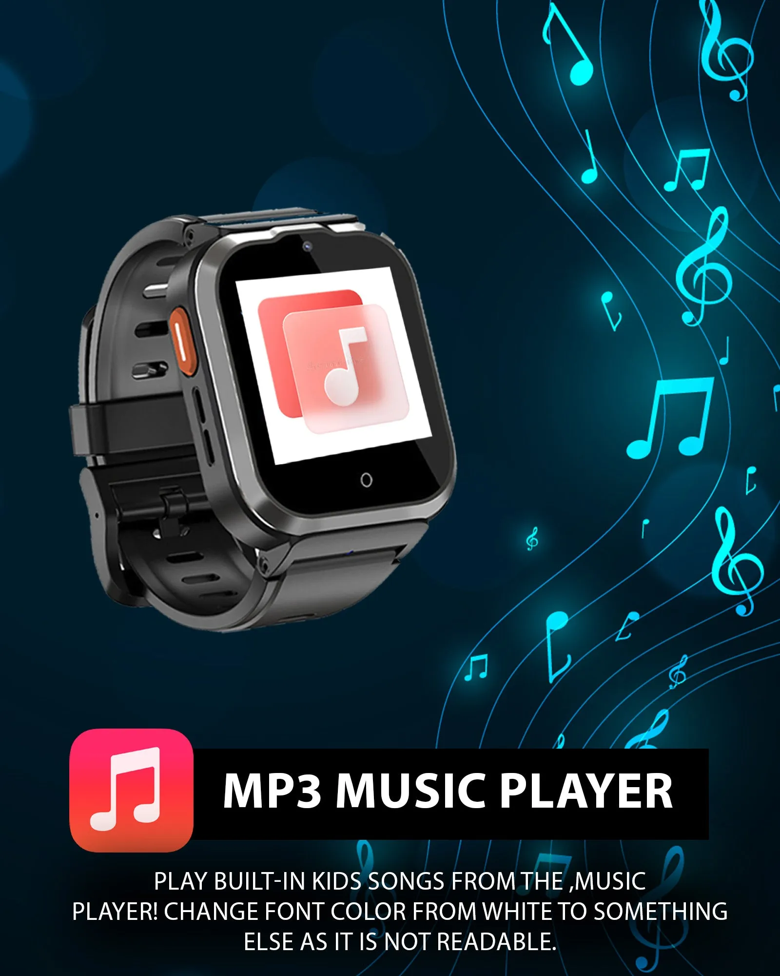 Spiky 4G Cyclops 4g Voice Calling Kids Smartwatch