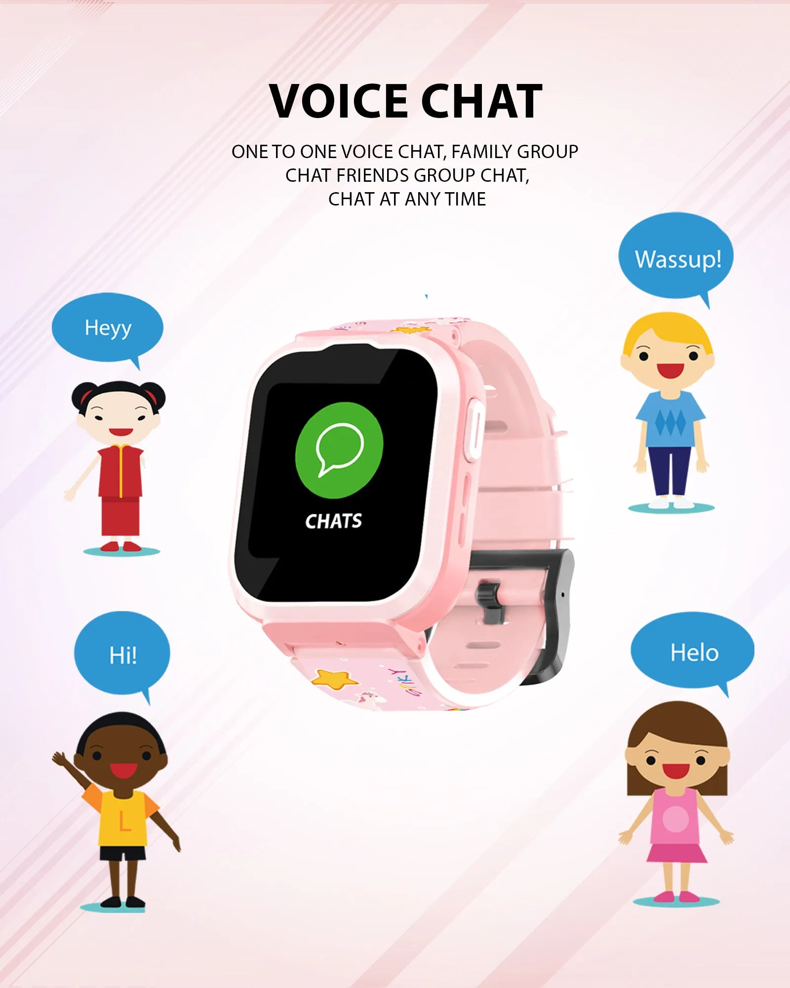 Spiky 4G Cyclops 4g Voice Calling Kids Smartwatch