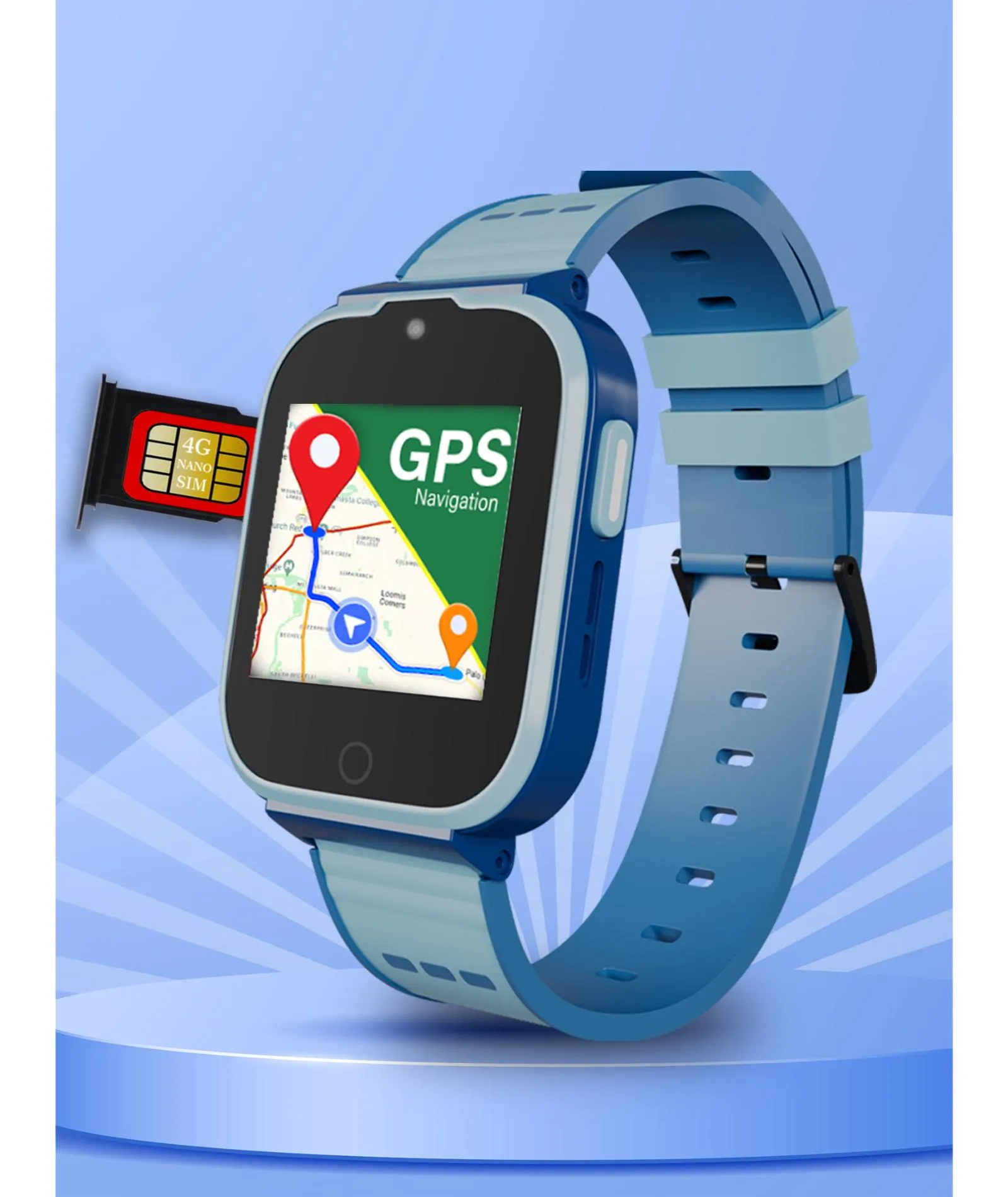 Spiky 4G Cyclops 4g Voice Calling Kids Smartwatch