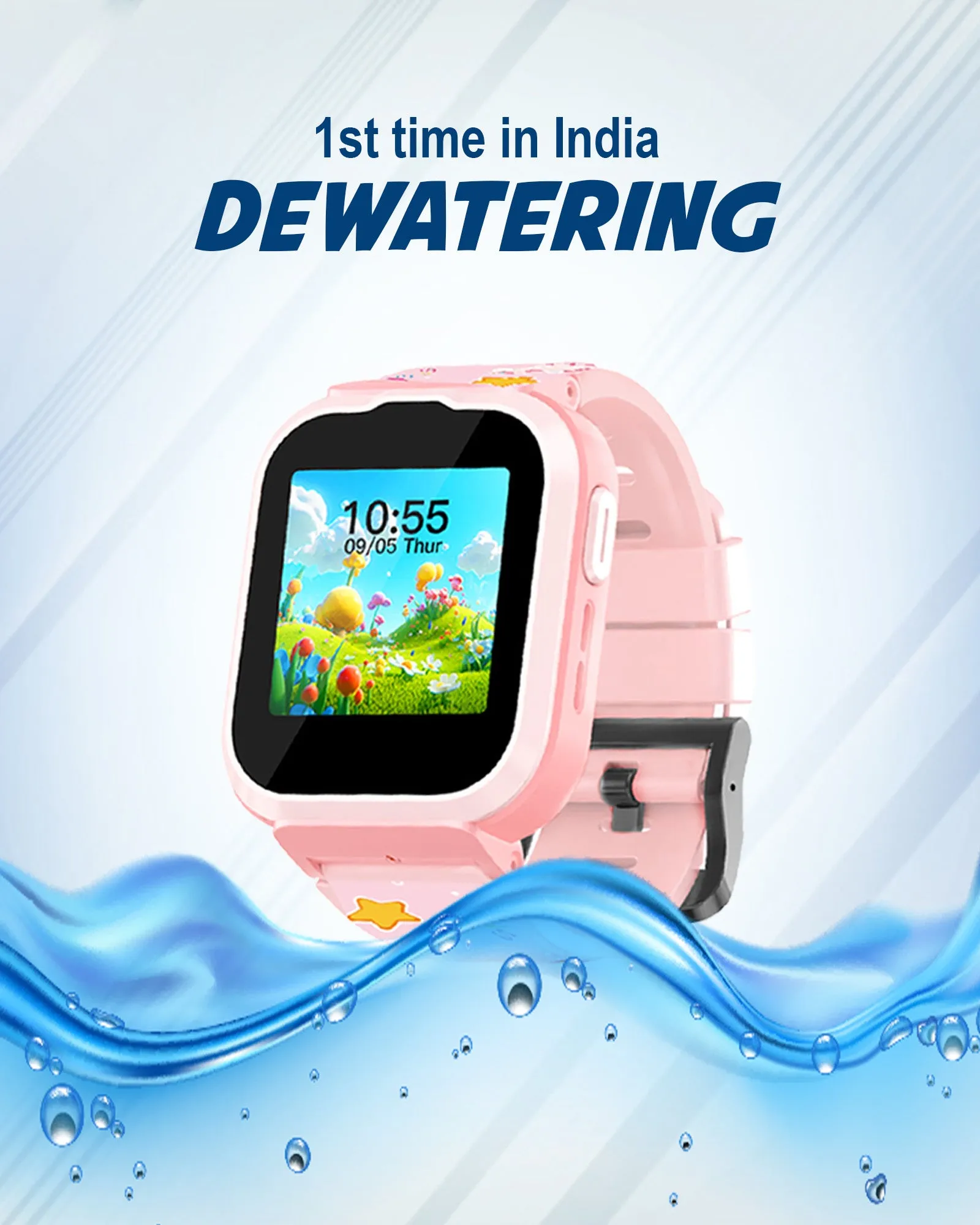 Spiky 4G Cyclops 4g Voice Calling Kids Smartwatch