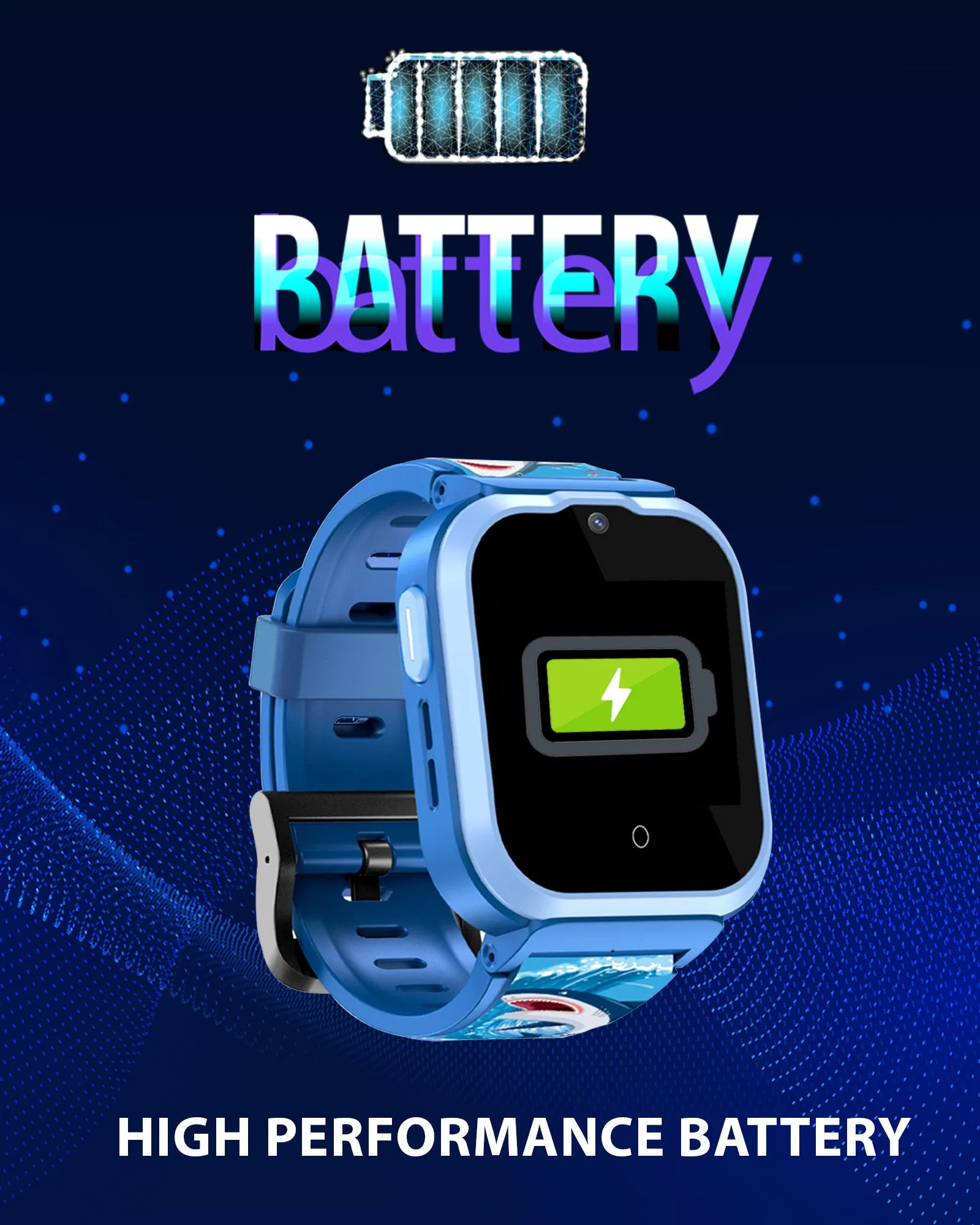 Spiky 4G Cyclops 4g Voice Calling Kids Smartwatch