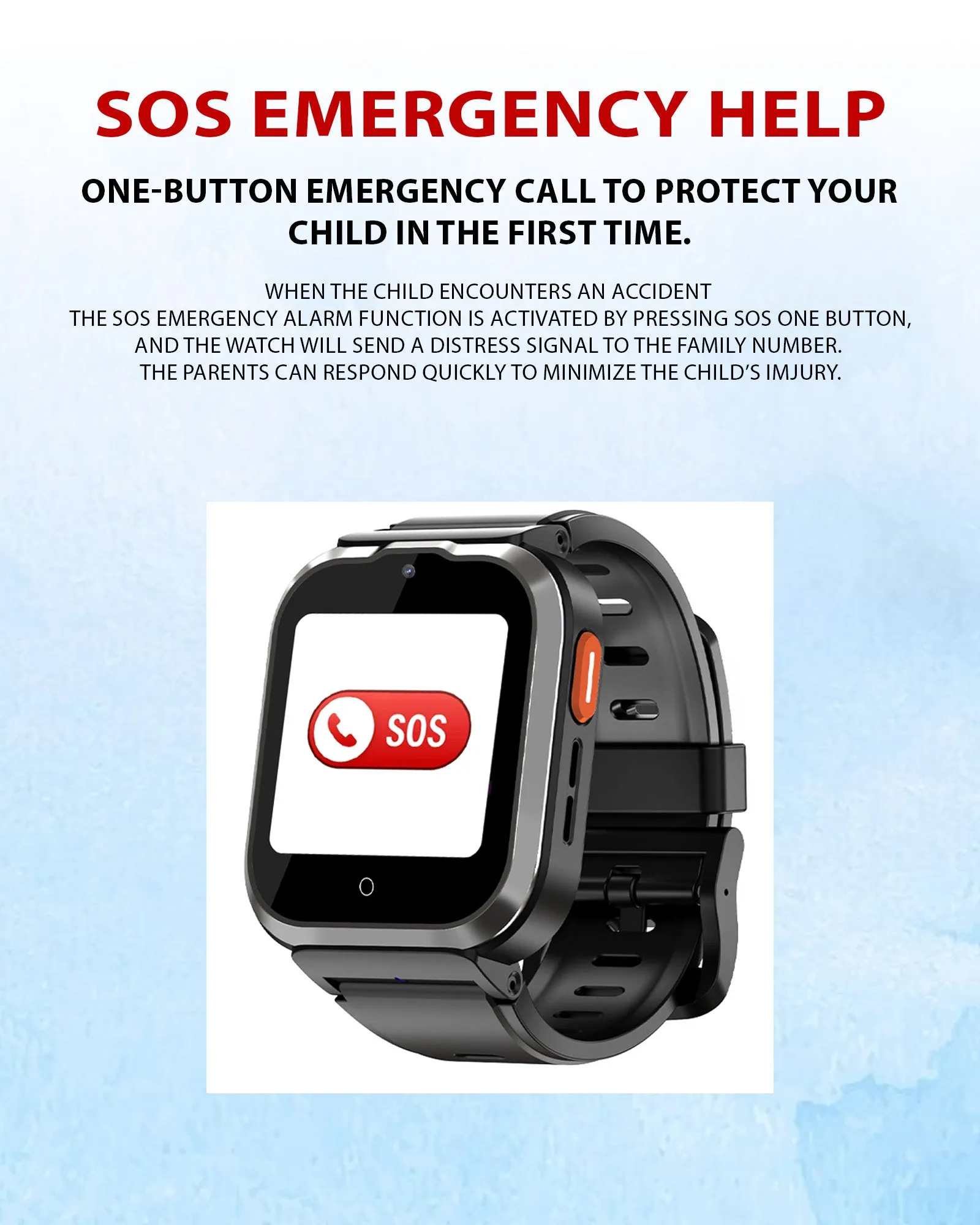 Spiky 4G Cyclops 4g Voice Calling Kids Smartwatch