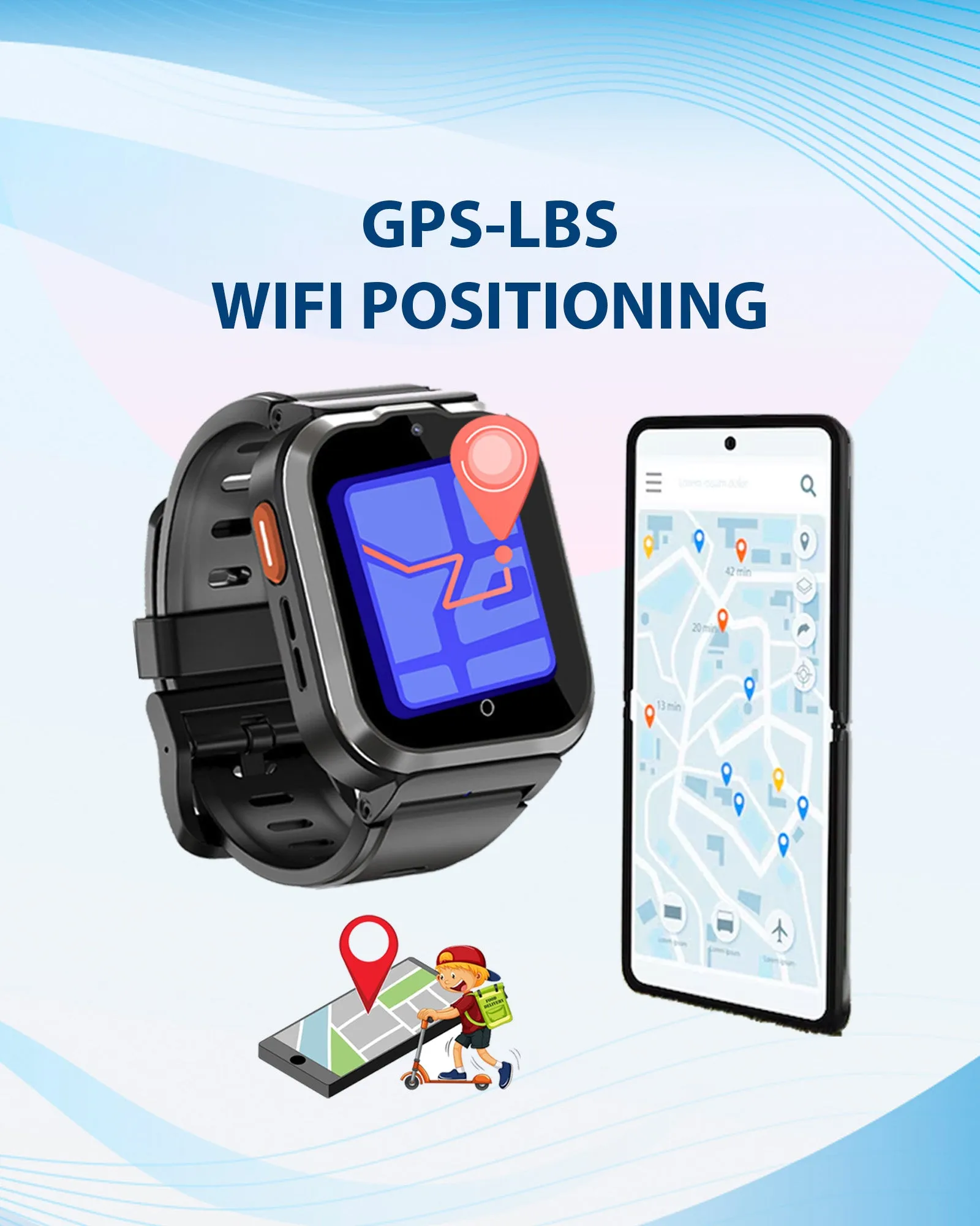 Spiky 4G Cyclops 4g Voice Calling Kids Smartwatch