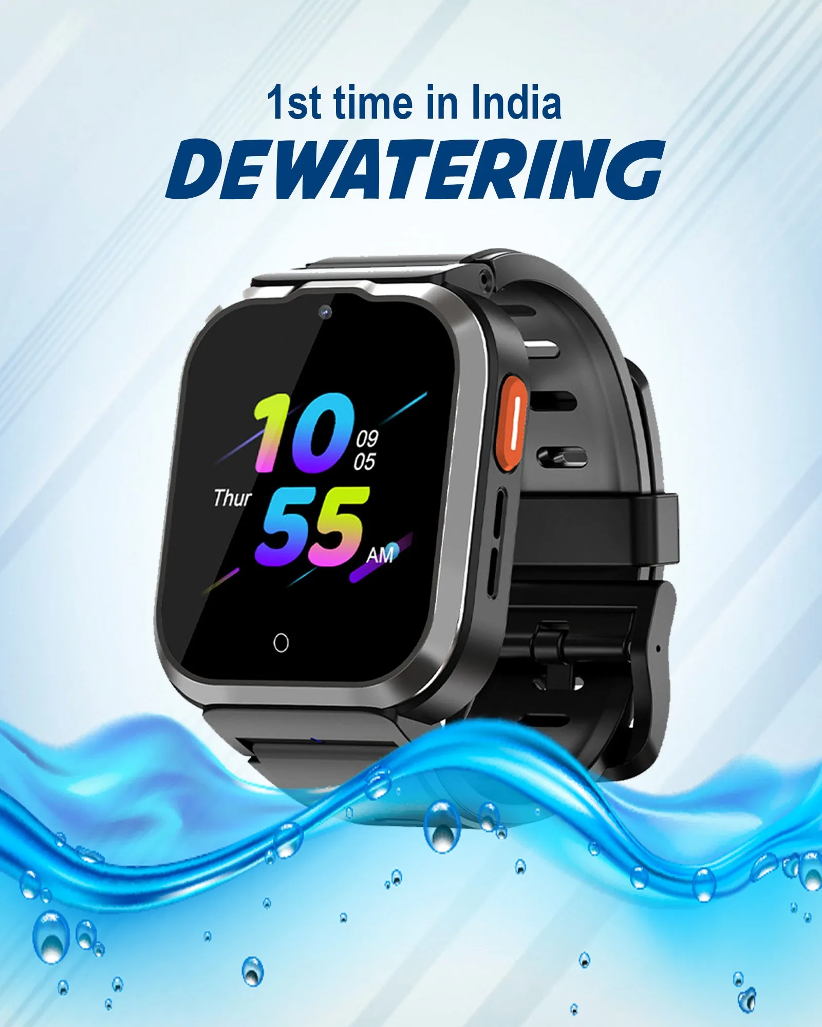 Spiky 4G Cyclops 4g Voice Calling Kids Smartwatch
