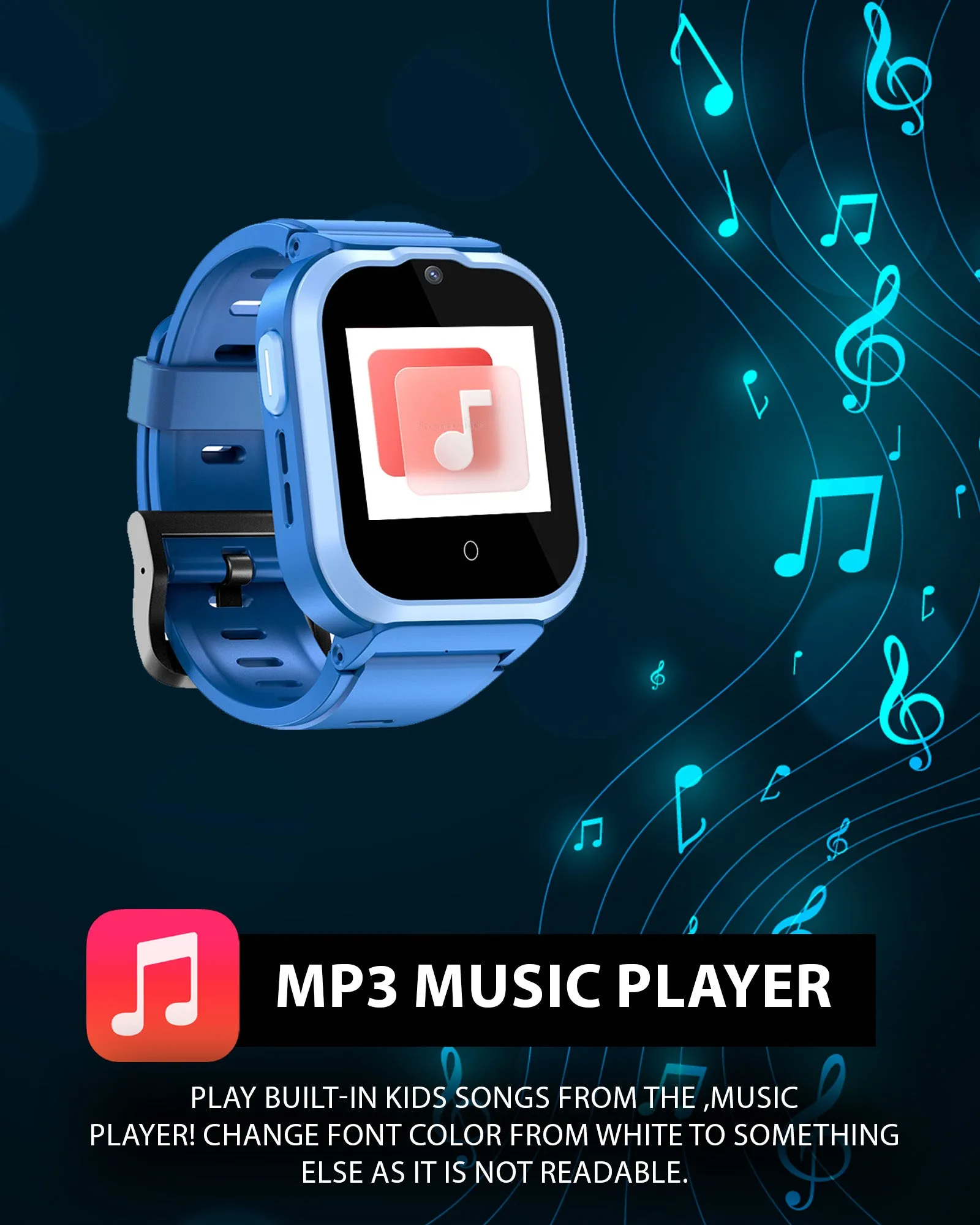 Spiky 4G Cyclops 4g Voice Calling Kids Smartwatch