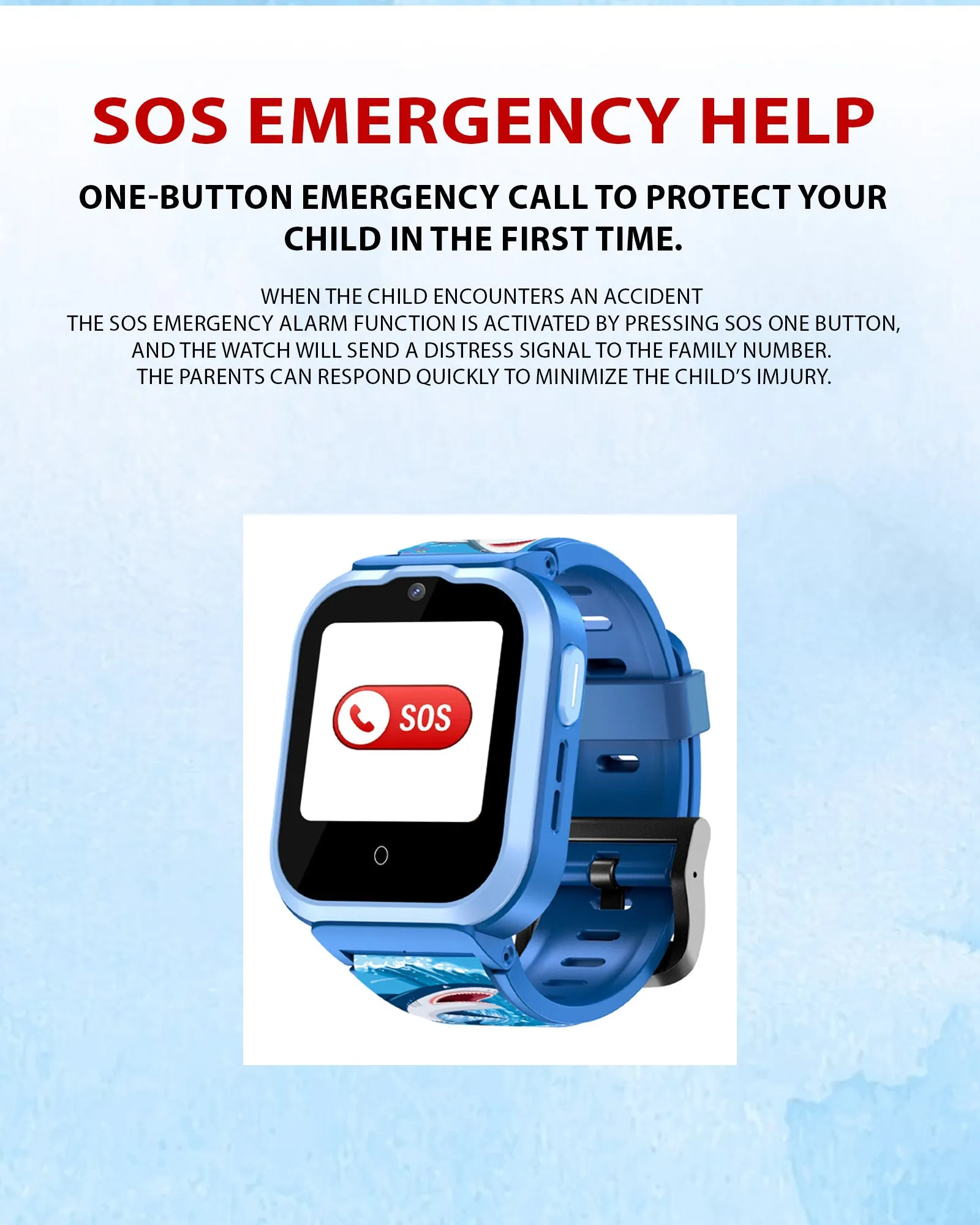Spiky 4G Cyclops 4g Voice Calling Kids Smartwatch