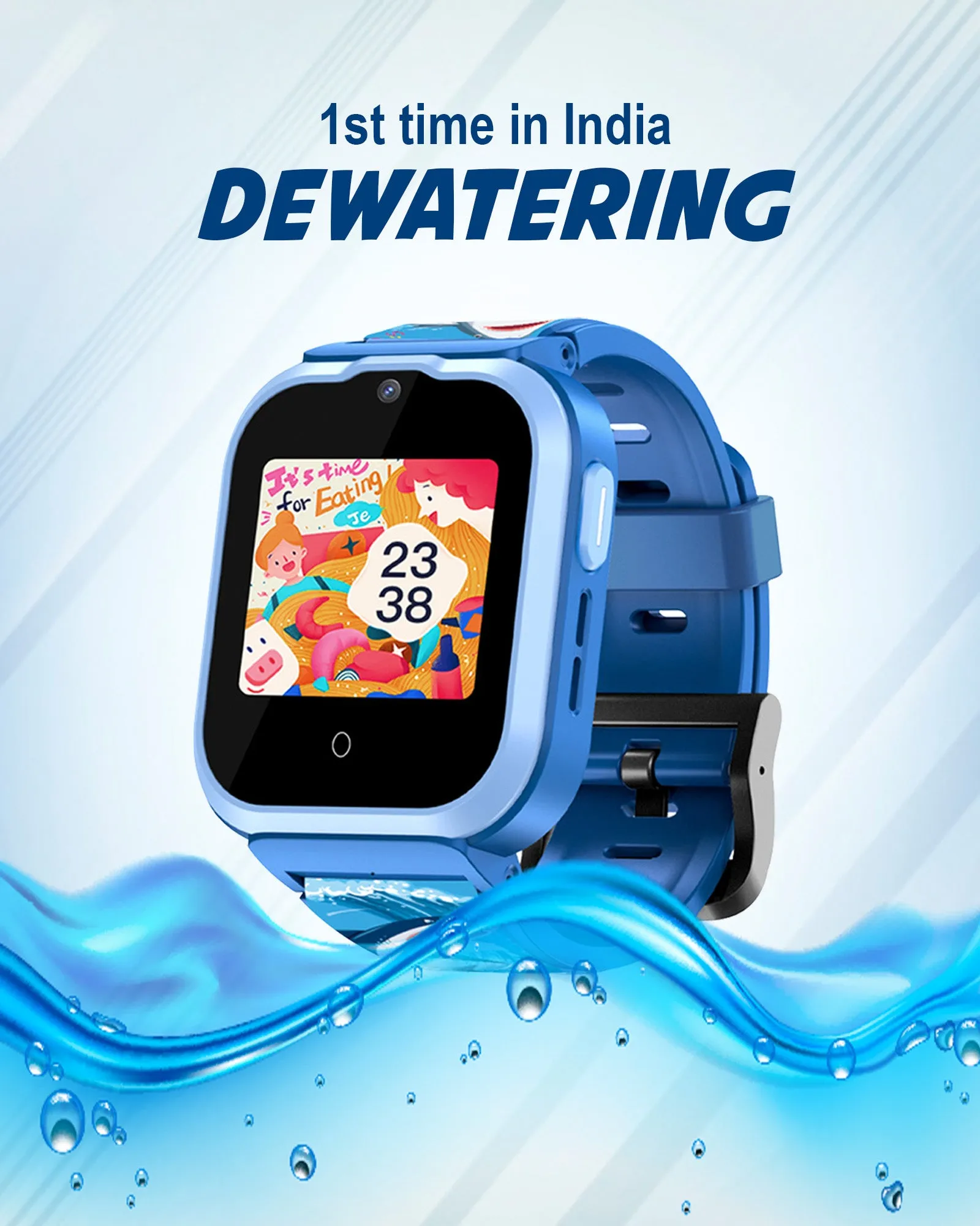 Spiky 4G Cyclops 4g Voice Calling Kids Smartwatch