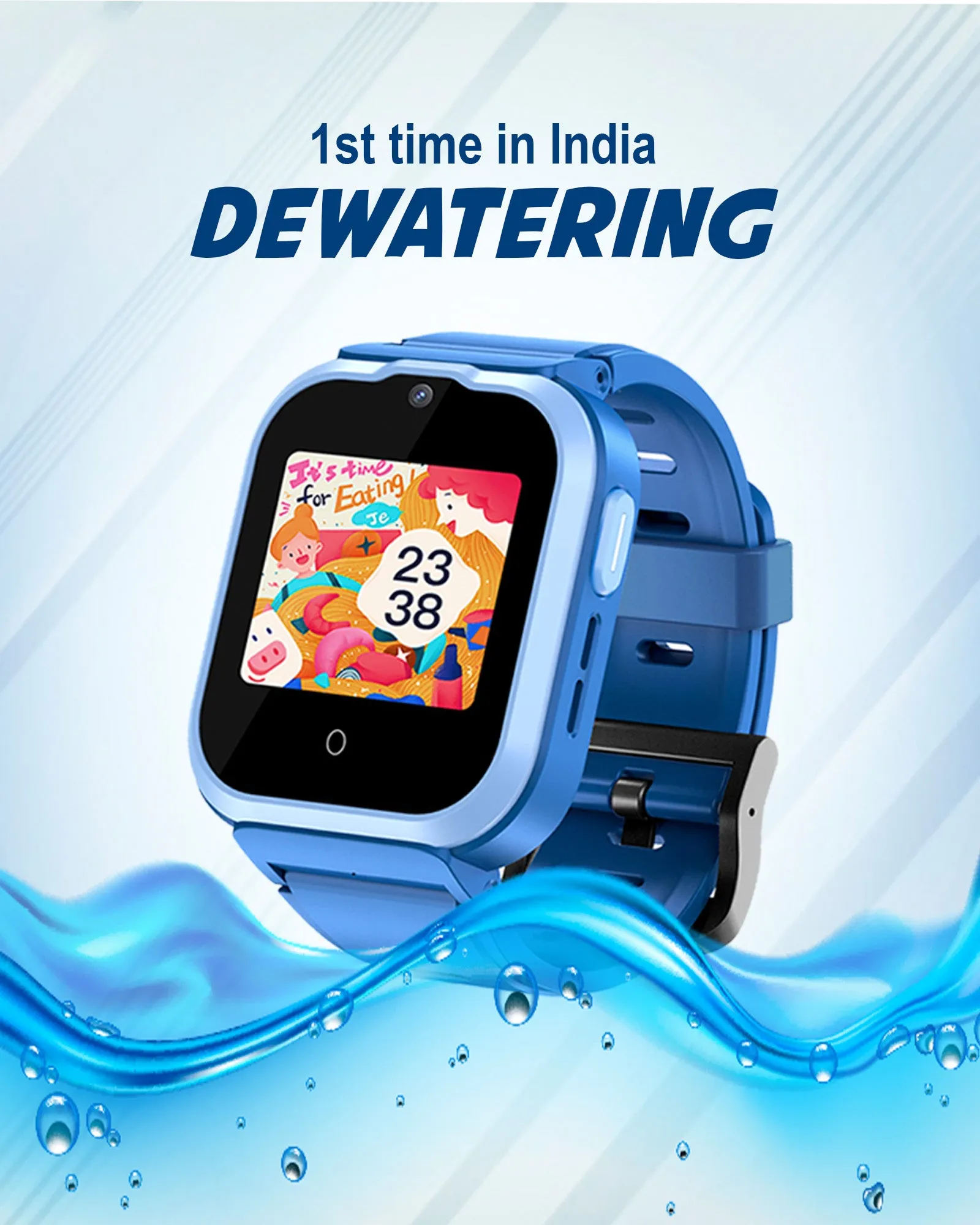 Spiky 4G Cyclops 4g Voice Calling Kids Smartwatch