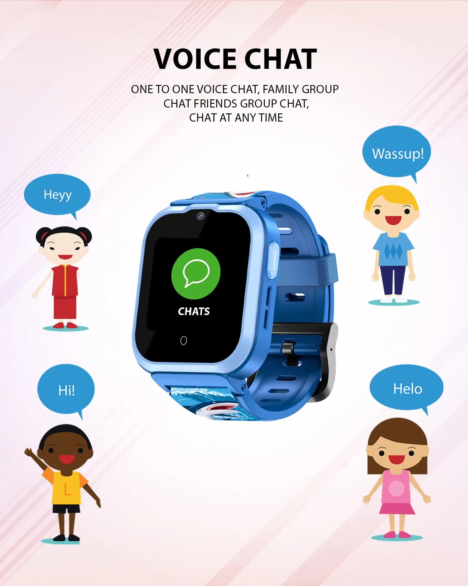 Spiky 4G Cyclops 4g Voice Calling Kids Smartwatch