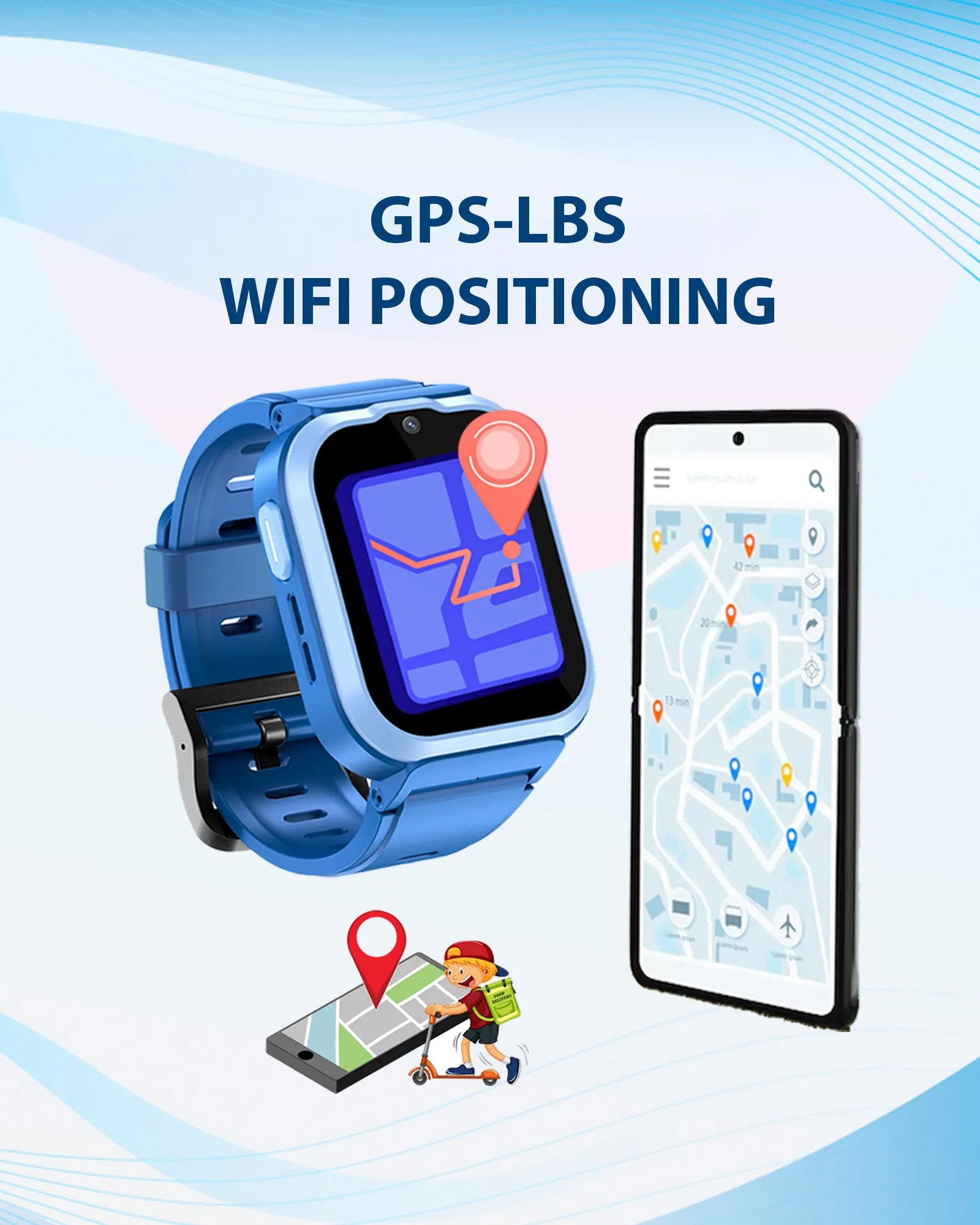 Spiky 4G Cyclops 4g Voice Calling Kids Smartwatch