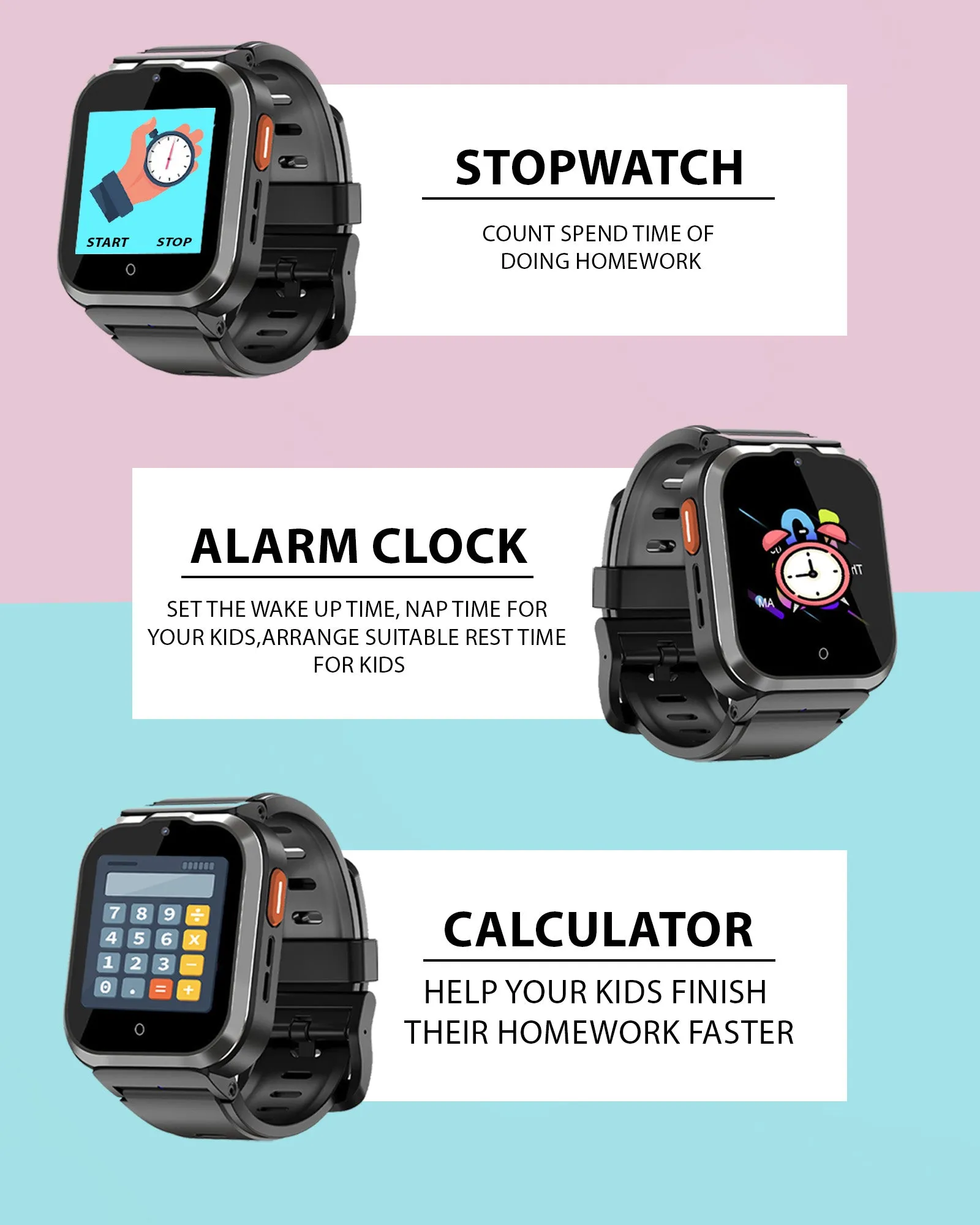Spiky 4G Cyclops 4g Voice Calling Kids Smartwatch