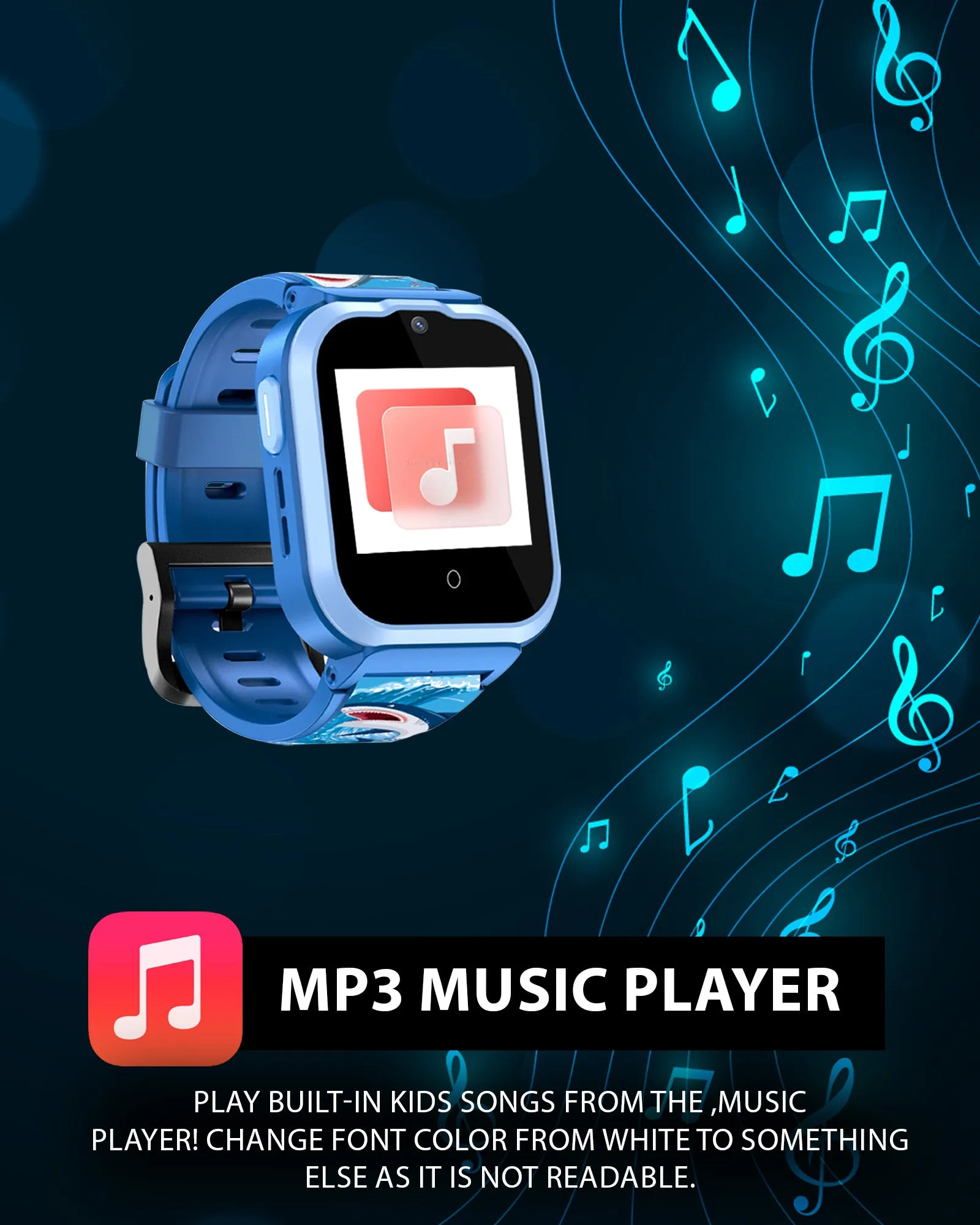Spiky 4G Cyclops 4g Voice Calling Kids Smartwatch