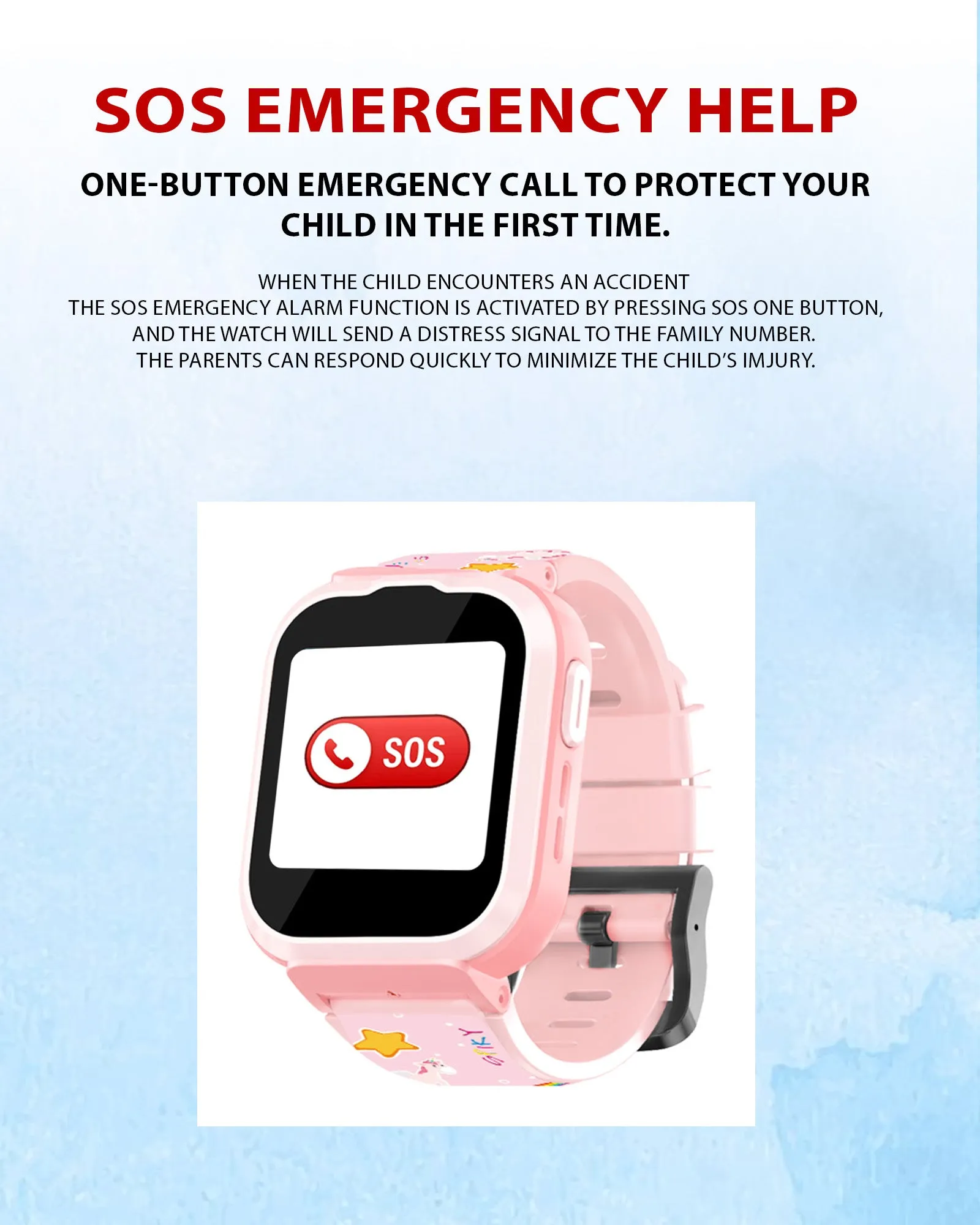 Spiky 4G Cyclops 4g Voice Calling Kids Smartwatch