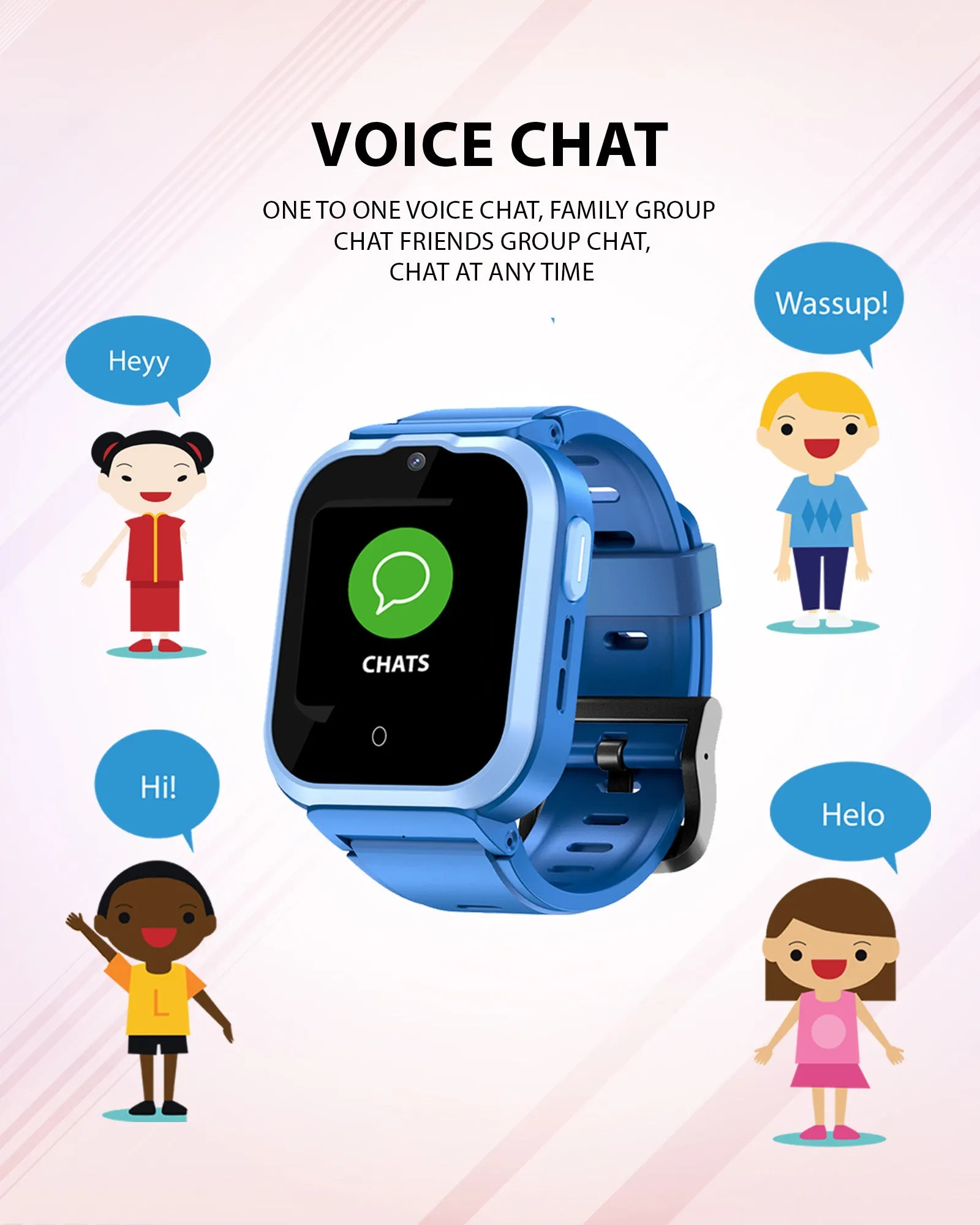 Spiky 4G Cyclops 4g Voice Calling Kids Smartwatch