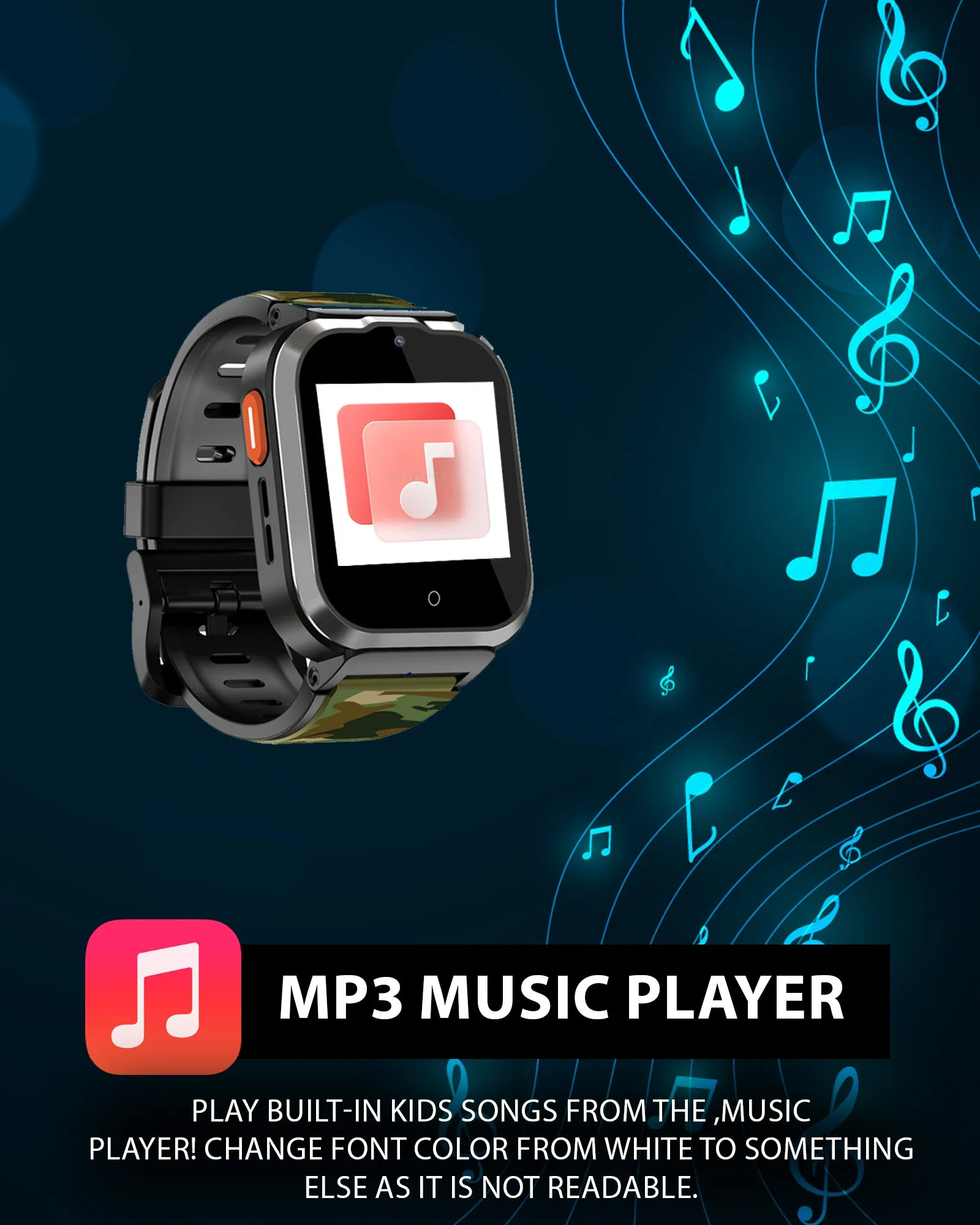 Spiky 4G Cyclops 4g Voice Calling Kids Smartwatch