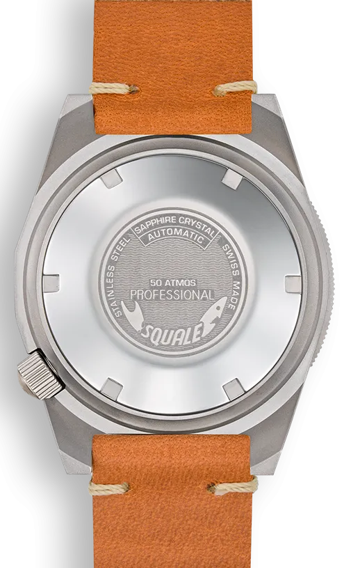 Squale 1521 Blue Blasted Leather Watch