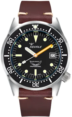 Squale 1521 Classic Leather Watch