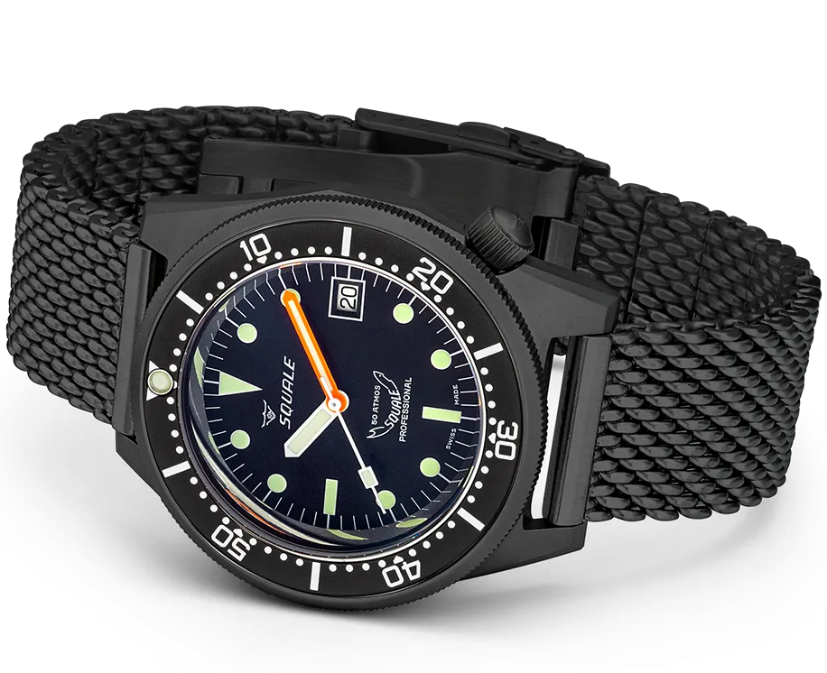 Squale 1521 PVD Mesh Watch