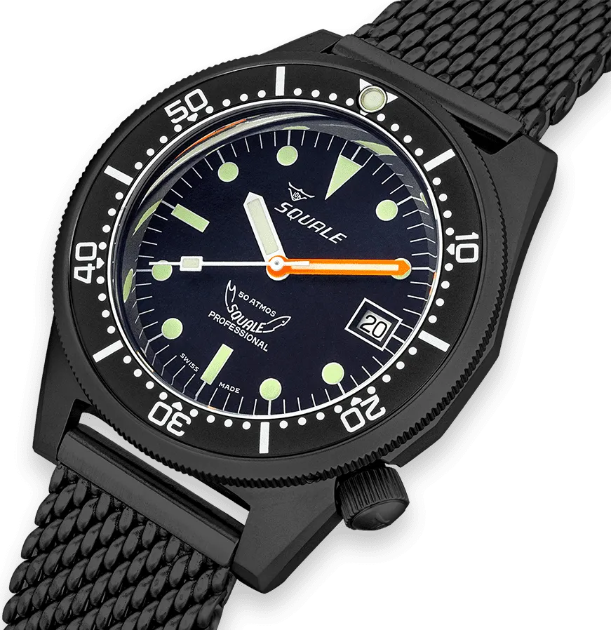 Squale 1521 PVD Mesh Watch