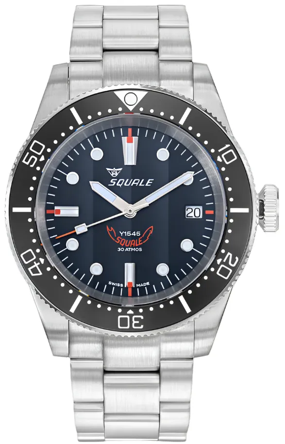 Squale 1545 Black Bracelet Watch