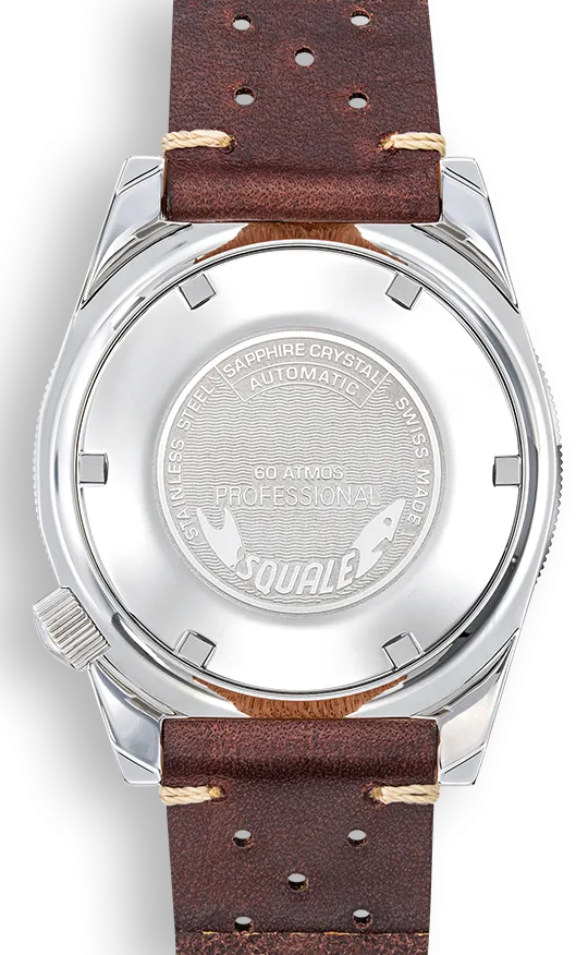 Squale Matic Chocolate Leather Watch