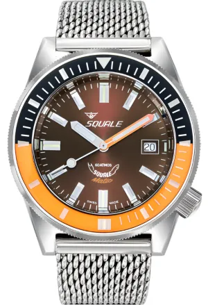 Squale Matic Chocolate Mesh Watch